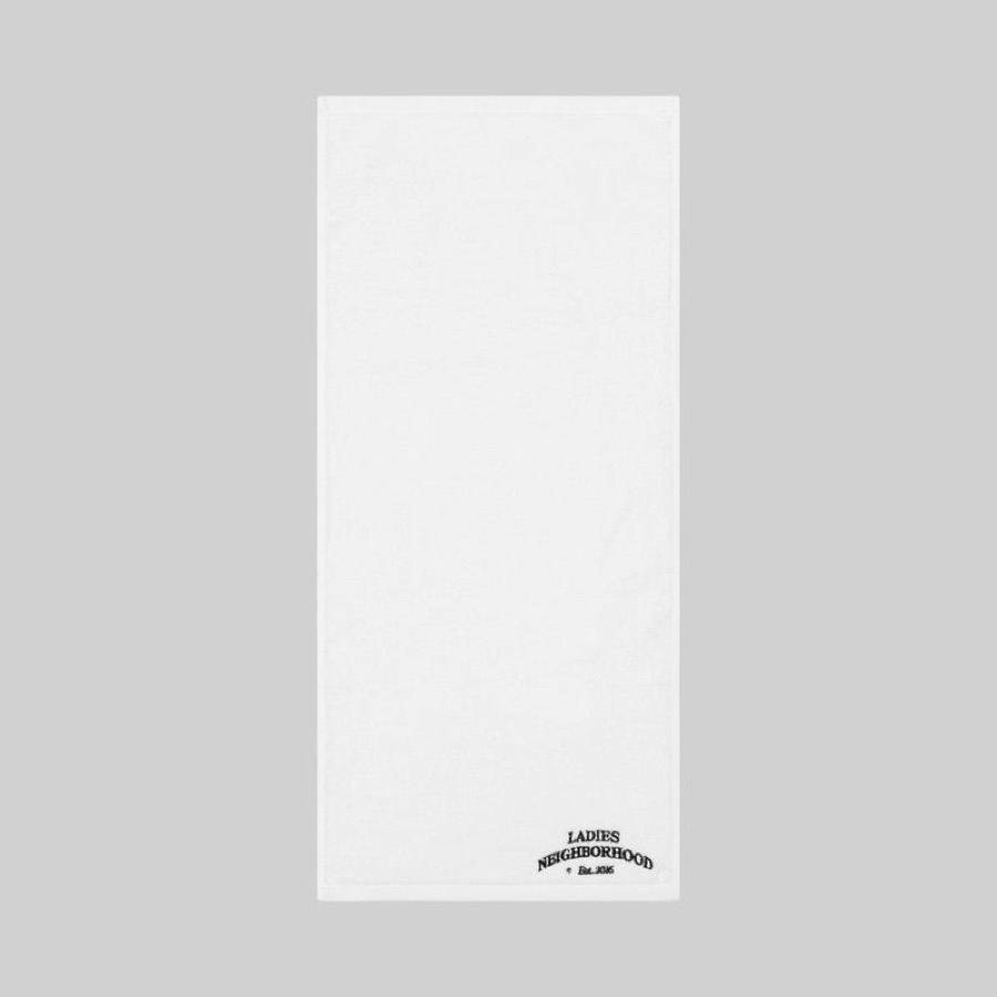 Ladies Neighborhood white towel